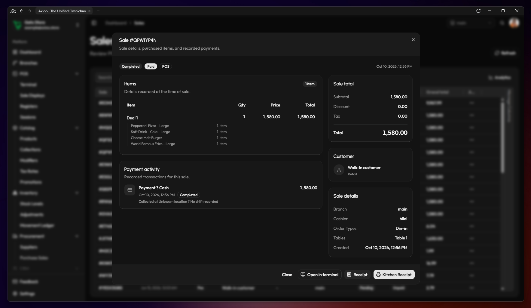 Windows Counter Checkout